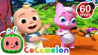 Hey Diddle Diddle | 🌈 CoComelon Sing Along Songs 🌈 | Preschool Learning | Moonbug Tiny TV