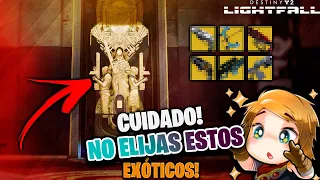 CUIDADO CON LO QUE ELIGES! Exóticos LUCES PERDIDAS! Destiny 2 Lightfall