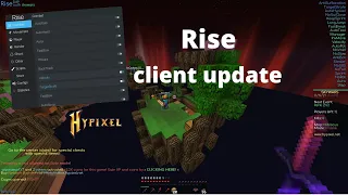 Rise 5.69 on Hypixel [ft. Rise Update! ]