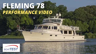 Fleming Yachts 78 (2021) - Test Video by BoatTEST.com