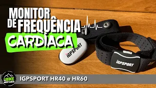 SENSORES DE FREQUÊNCIA CARDÍACA IGPSPORT HR40 e HR60 - veja a importância de medir a FC no pedal