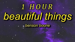 Benson Boone - Beautiful Things (Lyrics) | i want you i need you oh god | 1 HOUR