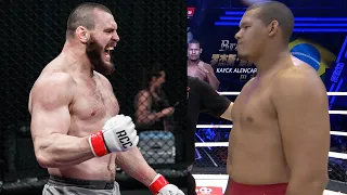 Russian heavyweight tamed a Brazilian tiger in one minute! A KO hurricane of heavy punches!