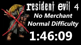 [World Record] Resident Evil 4 No Merchant Normal Speedrun - 1:46:09