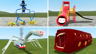 DADDY LONG LEGS vs THE EXTRA SLIDE vs THOMAS THE TRAIN.EXE vs TRAIN EATER In Garry's Mod!