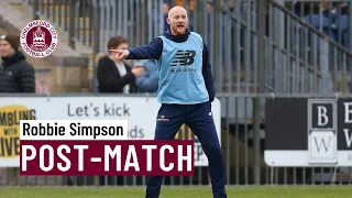 Robbie Simpson post Braintree Town (A)