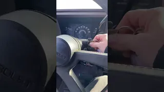 Key stuck in ignition lock trick for 89 Chevy truck