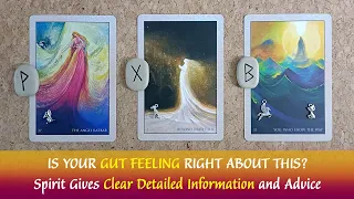 Is Your Gut Feeling Right About This 🤔👍🙏👎🙏🤔 Spirit Gives Clear & Detailed Information
