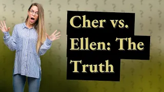 How Did Cher React on Ellen Degeneres' Show and What Does It Mean?