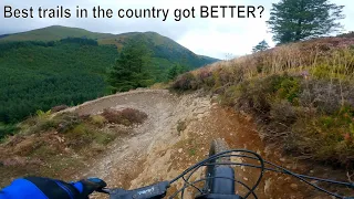 Whinlatter red route rebuilt! Lake district mtb enduro vlog