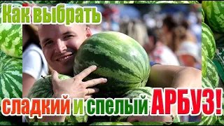 ➤Как выбрать сладкий и спелый арбуз➤ самый вкусный арбуз ➤СПЕЛЫЙ СЛАДКИЙ И БЕЗ НИТРАТОВ