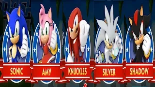 Sonic Dash - SONIC VS AMY VS KNUCKLES VS SILVER VS SHADOW