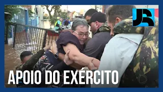 Equipe do Exército viaja do Paraná para ajudar nos resgates no Rio Grande do Sul