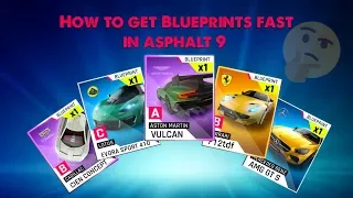 OUTDATED - HOW TO GET BLUEPRINTS FAST IN ASPHALT 9 🤔