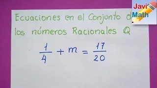 ecuaciones con números racionales / ejemplo 3