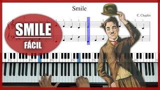 🎹 "SMILE" (CHAPLIN) - Tutorial de ✅ PIANO FÁCIL ✅