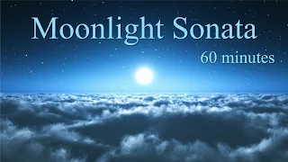 🌙 Moonlight Sonata 🌙 (60 minutes) - Beethoven Classical Music for studying concentration reading