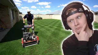 Frizzable reacts to MAN MOWS HIS LAWN EVERYDAY