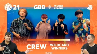 CREW Wildcard Winners Announcement | GBB21: WORLD LEAGUE | REACTION