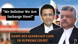 Heated Exchange In SC Between SG Tushar Mehta & CJI Chandrachud | Same Sex Marriage Hearing