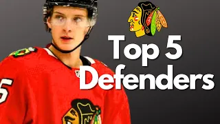 Top 5 Blackhawks Prospects REVEALED (defense)🔥