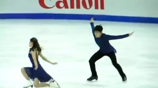 Maia Shibutani / Alex Shibutani practice FGP 2016 08/12/2016