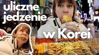 Co w Korei można zjeść na ulicy? Street food na nocnym rynku! Nocne życie w Korei 🌃 uliczne jedzenie