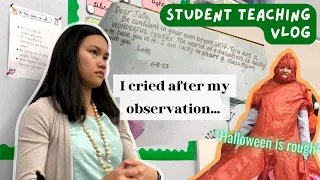 Week in the Life of a Student Teacher | first observation & feeling overwhelmed