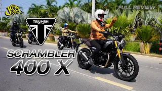 Full Review Triumph Scrambler 400X เครื่องเล็กแต่แรง ขี่ง่าย คล่องตัว