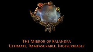 Path of Exile "Mirror of Kalandra" drop sound from Shaper's voice.