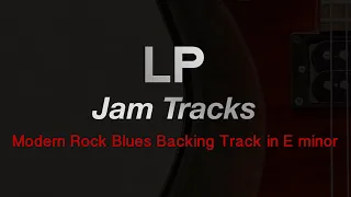 Modern Rock Blues Backing Track in E minor