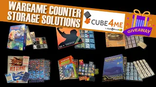 Wargame Counter Storage Kits from Cube4Me + $100  Giveaway! | Wargame Counter Trays