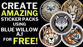 How To Create Sticker packs with Blue Willow and Studio Polotno