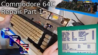 Commodore 64C Repair Part 1