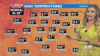 Abundant sunshine, highs in the 80s