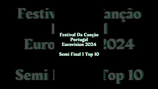 Festival da Canção 2024 🇵🇹 Semi Final 1 | Top 10 (before show) | Eurovision 2024
