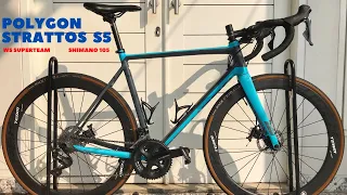 POLYGON STRATTOS S5 - Review Road Bike Paling VALUE FOR MONEY !? #MAINSEPEDA