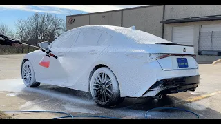 First Winter Wash - Very Dirty 2023 Lexus IS350 F-Sport AWD