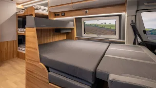 Design Hotel Wohnmobil Kastenwagen 2024 Kabe Affinity 5 Ducato 9. XXXXL Küche, Bad, Wohnraum.