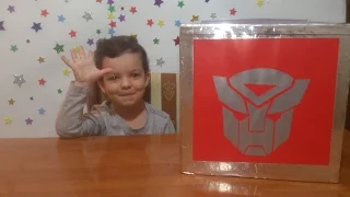 трансформеры большая коробка распаковываем пакетики transformers  big box we unpack  transformers