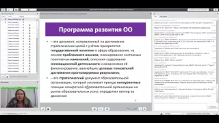 Вебинар «Программа развития образовательной организации как стратегический документ...»