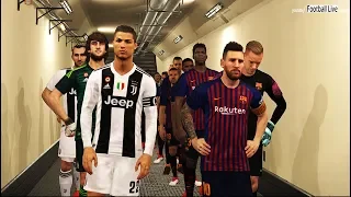 PES 2018 | FC Barcelona vs Juventus F.C | C.Ronaldo to Juventus | Gameplay PC