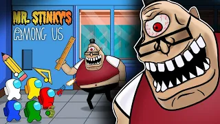 AMONG US ESCAPE MR STINKY'S CLASS - Best off among us collection... (Cartoon Animation)