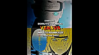 Boruto (TIMESKIP) vs Minato (ONE SHOT)