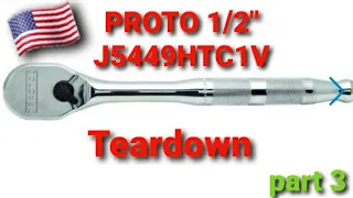 Proto 1/2" 90 tooth J5449HTC1V. This is the ratchet Proto set me!   Part 3