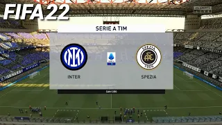 FIFA 22 - Inter vs Spezia - Serie A TIM  @easportsfc