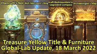 How to Claim Treasure Yellow Title & Furniture (Unlimited/Infinite Compass, Map, Merchant Ring, Nol)