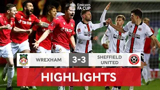 Wrexham Almost Pull Off Major Cup Upset! | Wrexham 3-3 Sheffield United | Emirates FA Cup 2022-23