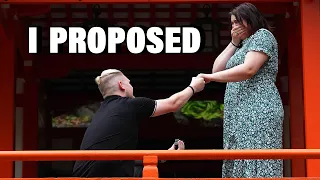 SHE SAID YES!!! NARRATOR PROPOSES IN JAPAN!!! | VLOG