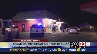 Convenience store clerk shot during Tulsa robbery